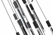 Avenue Lighting HF5431-BLK-JAD - Alpine 31-Light Multi Pendant in Black with Jade Accent Glass