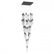 Avenue Lighting HF1903-41-BOA-BK - Boa  41 Light Multi Pendant in Black with Studded Glass