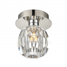 ZEEV Lighting FM60052-1-PN - Parisian Crystal Mini Flush Mount in Polished Nickel