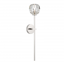 ZEEV Lighting WS70031-1-PN - Parisian 12" Crystal Wallchieres Wall Sconce in Polished Nickel