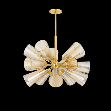 Hudson Valley 2032-AGB - HARTWOOD CHANDELIER