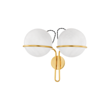 Hudson Valley 3917-AGB - HINGHAM Wall Sconce