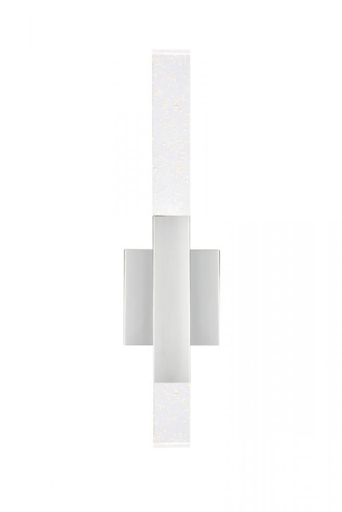 Ruelle 2 lights Chrome wall sconce