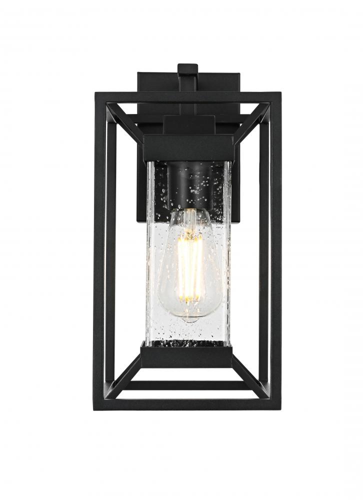 Wall sconce W6.5" H13.5" E7.5" L1 Black