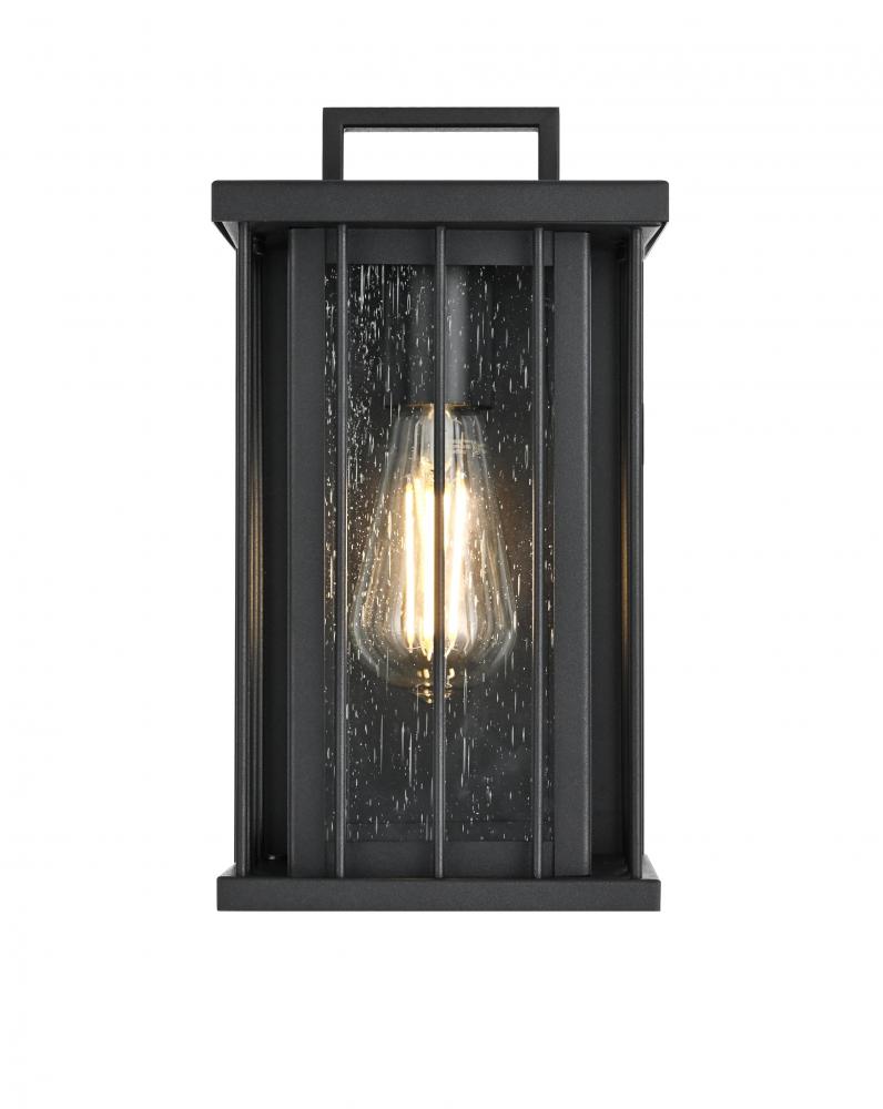 Wall sconce W6.5" H12" E5.5" L1 Black