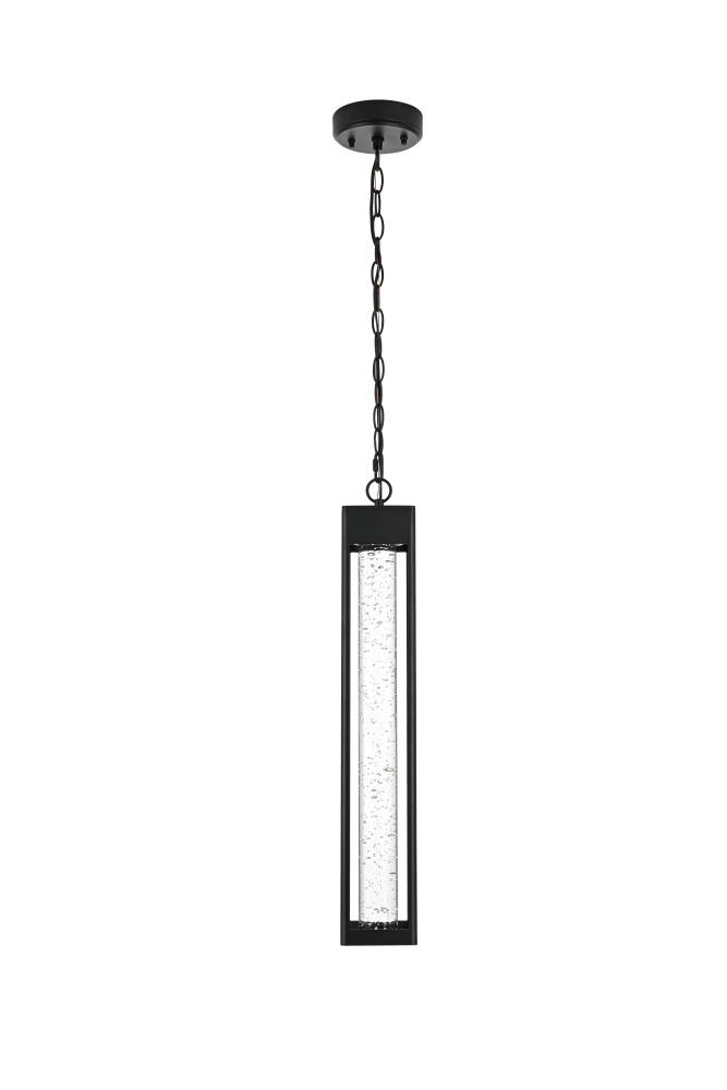Hanging W3.7"xD3.7"xH23.4" Lt1/LED/11W Black