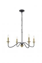 Elegant LD5006D30BRB - Rohan Hanging D30" H15.7" E12*4 BRB