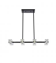 Elegant LD920D30BK - Lyra 30 inch pendant in Black