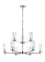 Visual Comfort & Co. Studio Collection 3190309-05 - Zire Nine Light Chandelier