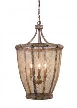 Light Citizen ESTELLA - Estella 3 Light Caged Wire Bucket Pendant